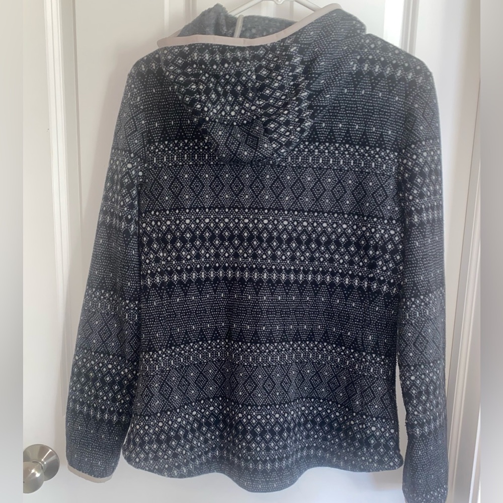 Prana Medium Patterned Zip-Up Jacket - image 4